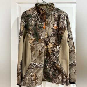 Bushmaster Mens Mossy Oak Silver Scent Free Camo Hunting Jacket Coat, NWOT